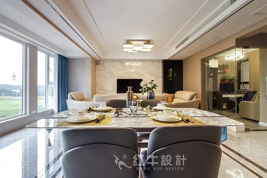 南京融侨观邸120㎡现代简约--低调有质感的家居美学03餐厅